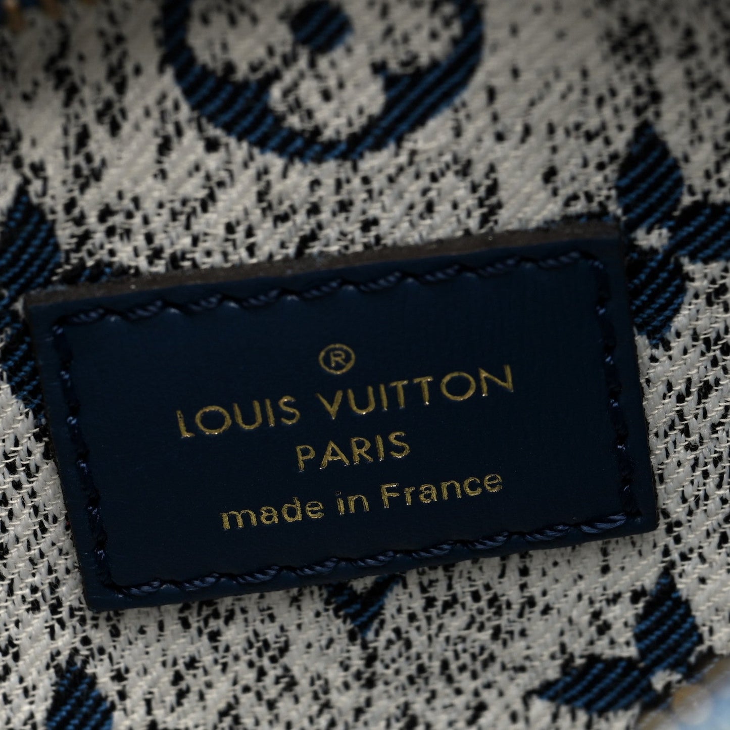Monogram Jacquard Denim Loop Bleu