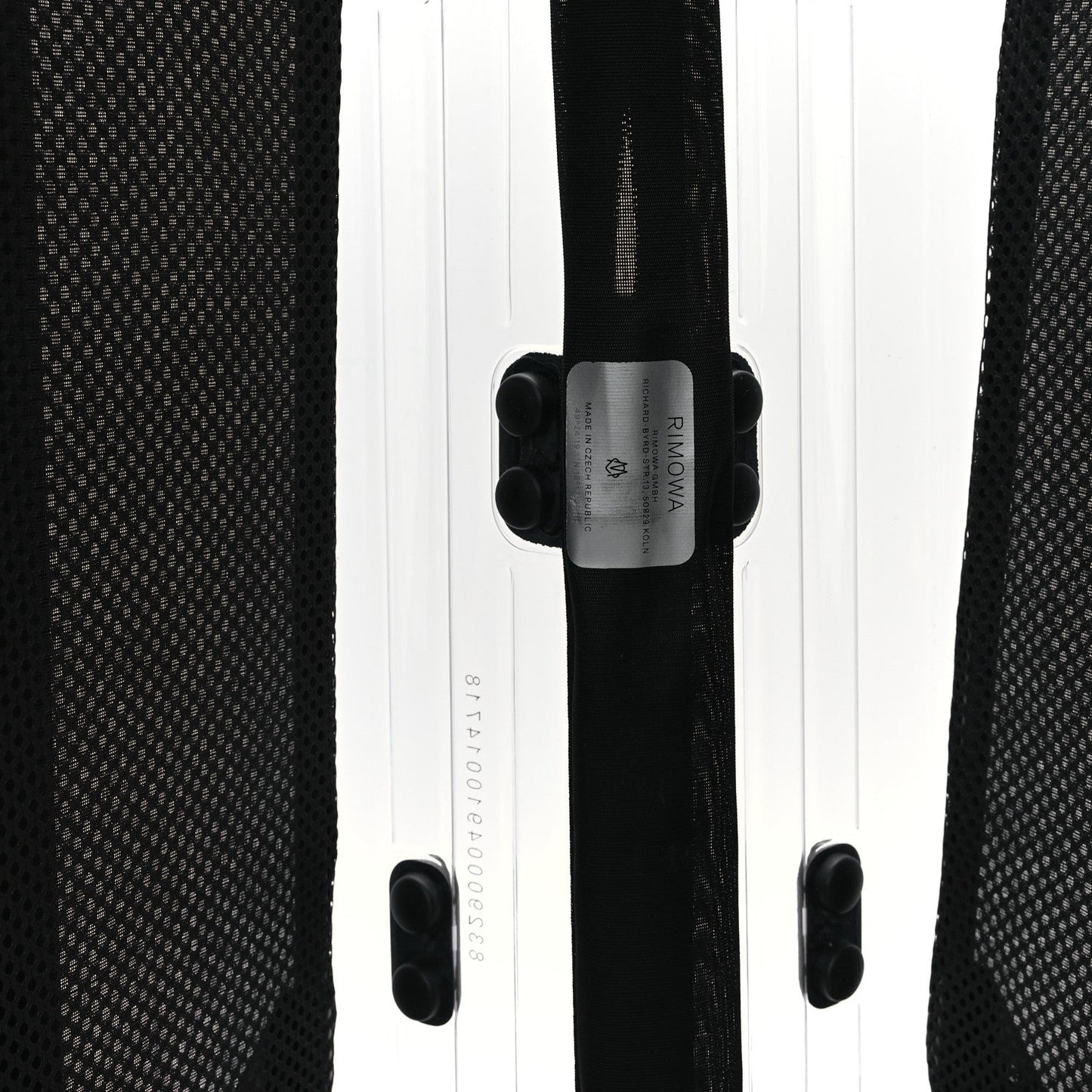 X RIMOWA Polycarbonate Luggage Transparent