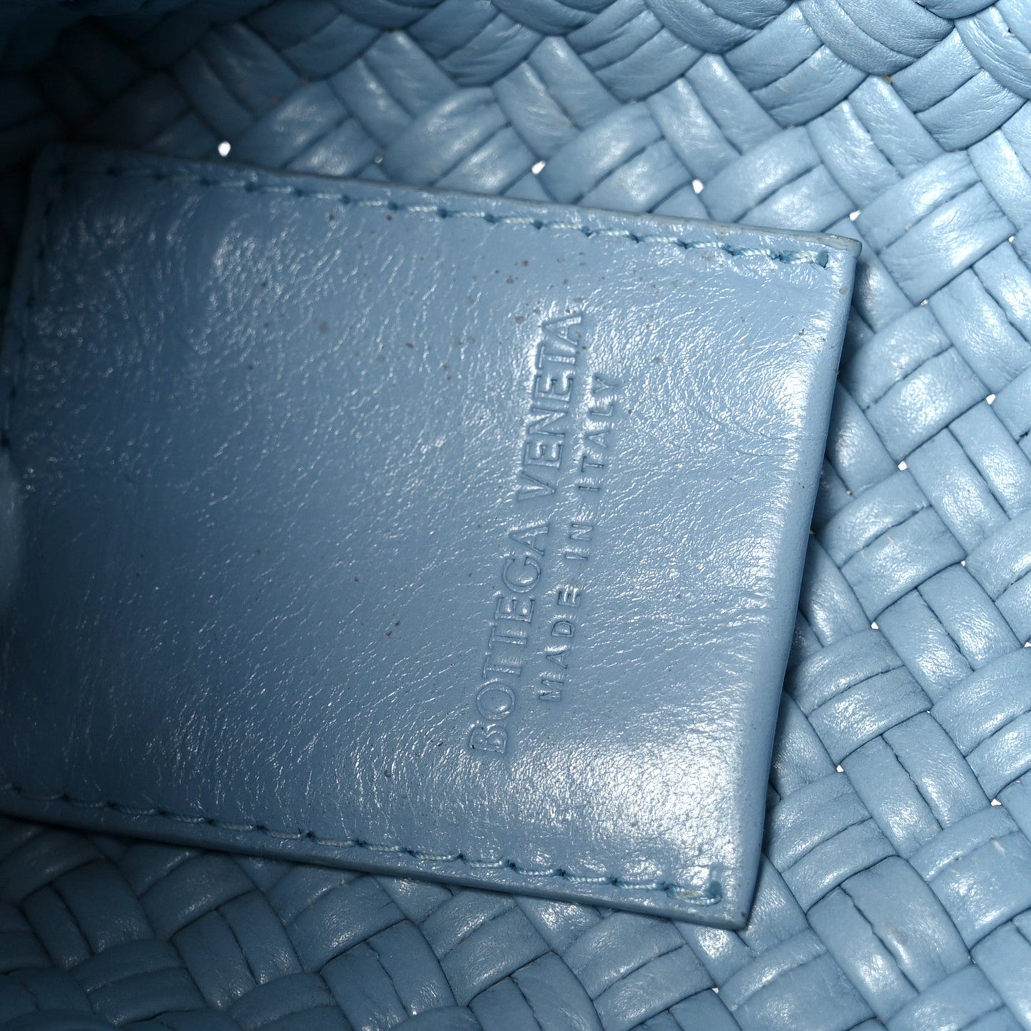 Calfskin Intreccio Small Tosca Ice