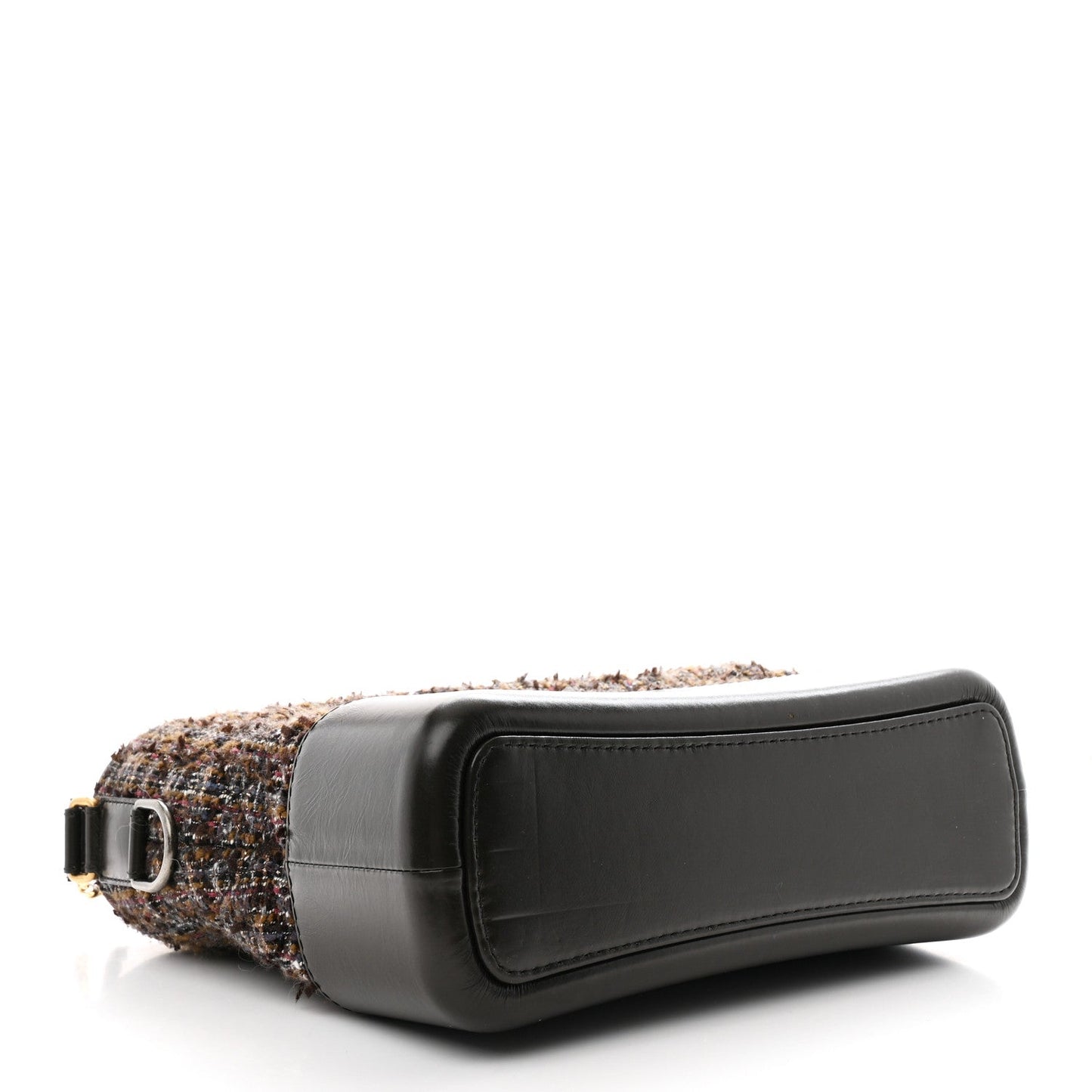 Tweed Calfskin Medium Gabrielle Hobo Brown