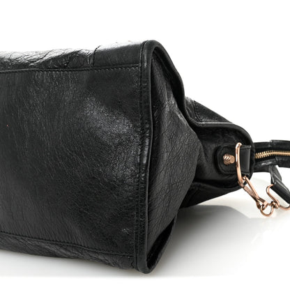 Agneau Giant 21 Rose Gold  Hardware Part Time Black