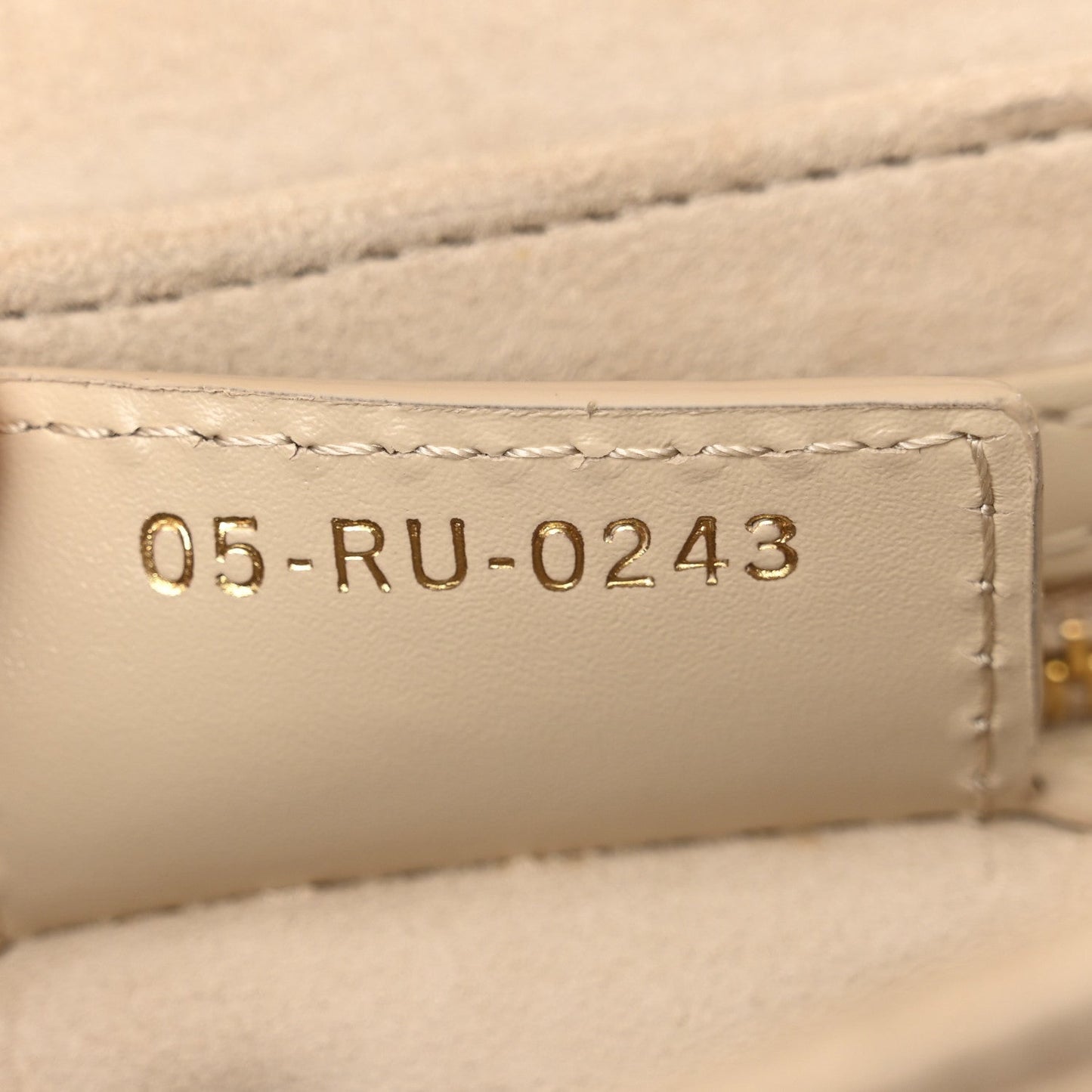 Calfskin CD Signature Flap Crossbody Caramel Beige