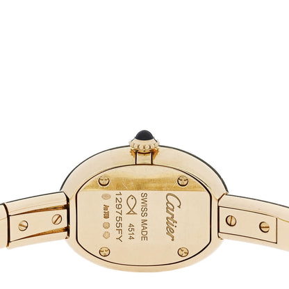 18K Yellow Gold 19mm Baignoire Quartz Watch