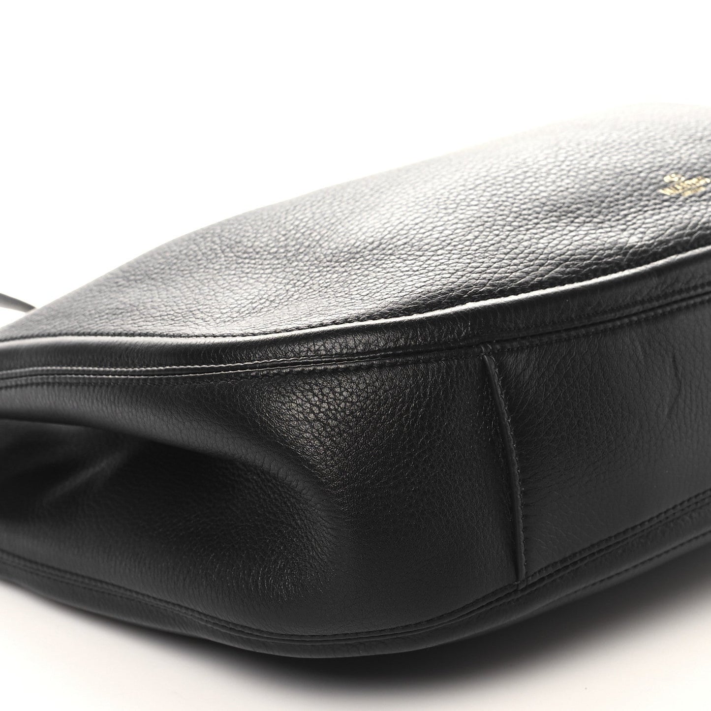 Nappa Maxi Vlogo Gate Hobo Bag Black
