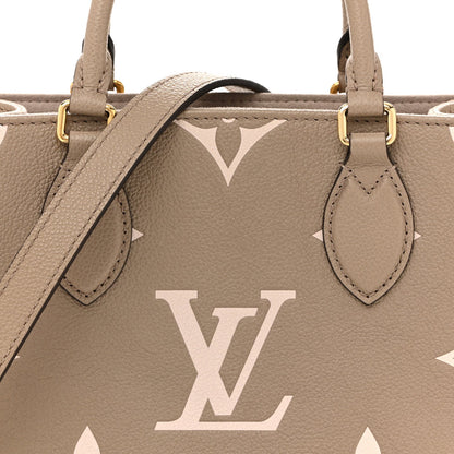 Empreinte Monogram Giant Onthego PM Tourterelle Creme
