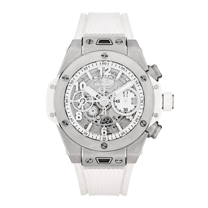 Titanium Rubber 42mm Big Bang Unico Automatic Watch White 441.NE.2010.RW