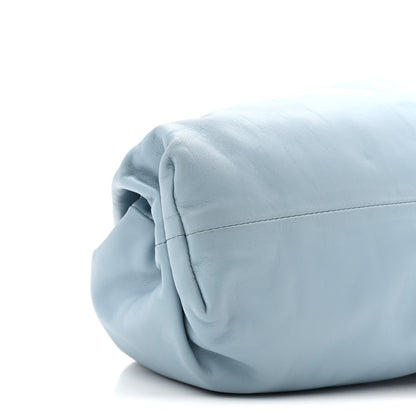 Smooth Butter Calf The Pouch Oversized Clutch Ice