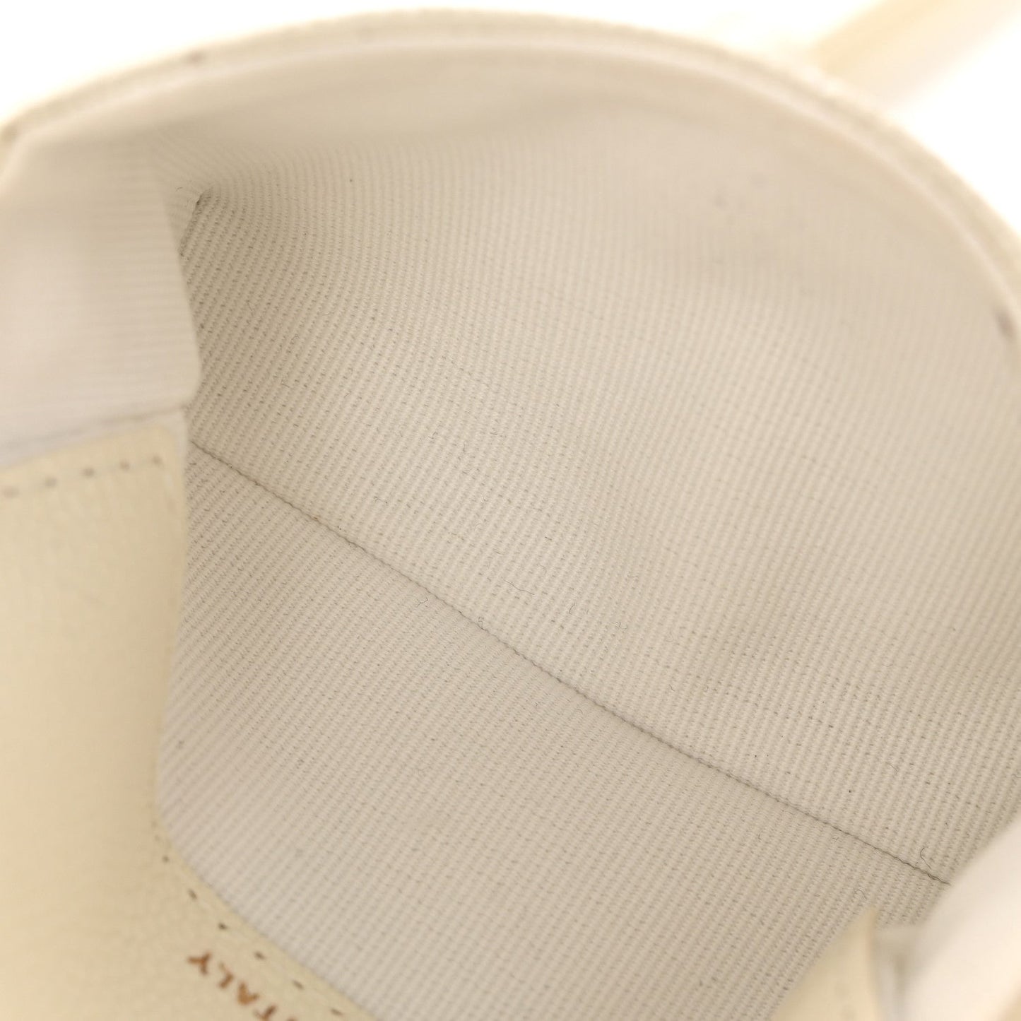 Shiny Caviar Quilted Chain Melody Belt Bag White