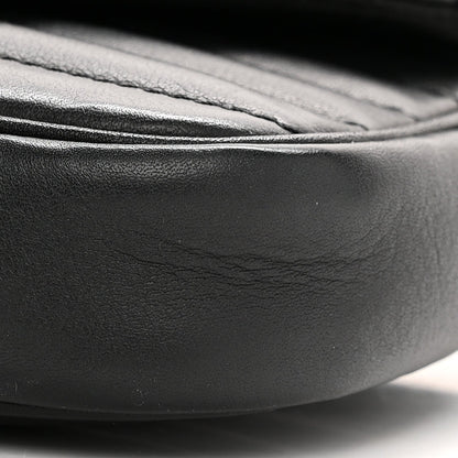 Calfskin New Wave Chain Pochette Black