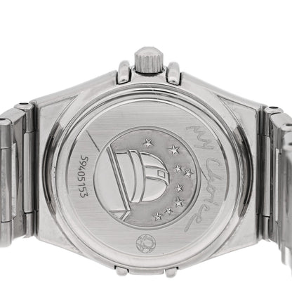 Stainless Steel Diamond Bezel Mother of Pearl 22mm Constellation My Choice Quartz Watch 1465.71.00