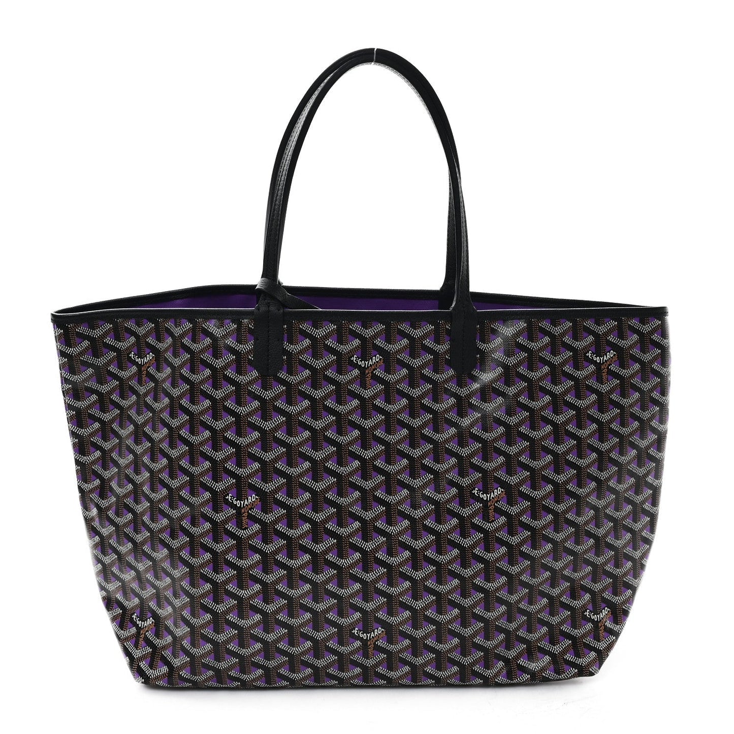 Goyardine Saint Louis Claire Voie PM Black Violet