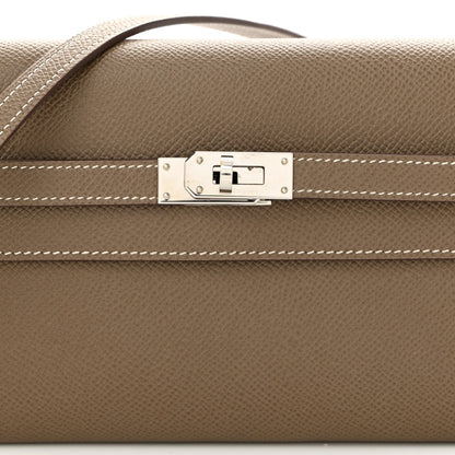 Epsom Kelly Wallet To Go Etoupe