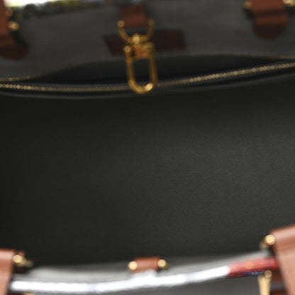 Metallic Monogram LV Garden OnTheGo MM Silver