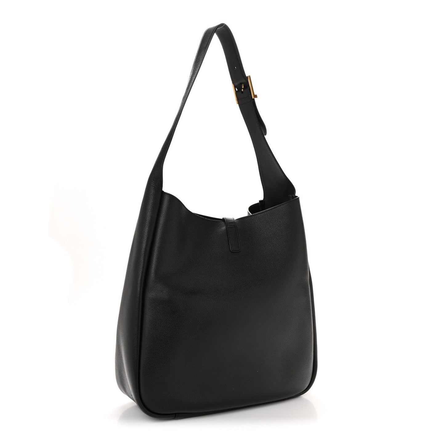 Smooth Calfskin Large Le 5 A 7 Soft Hobo Black