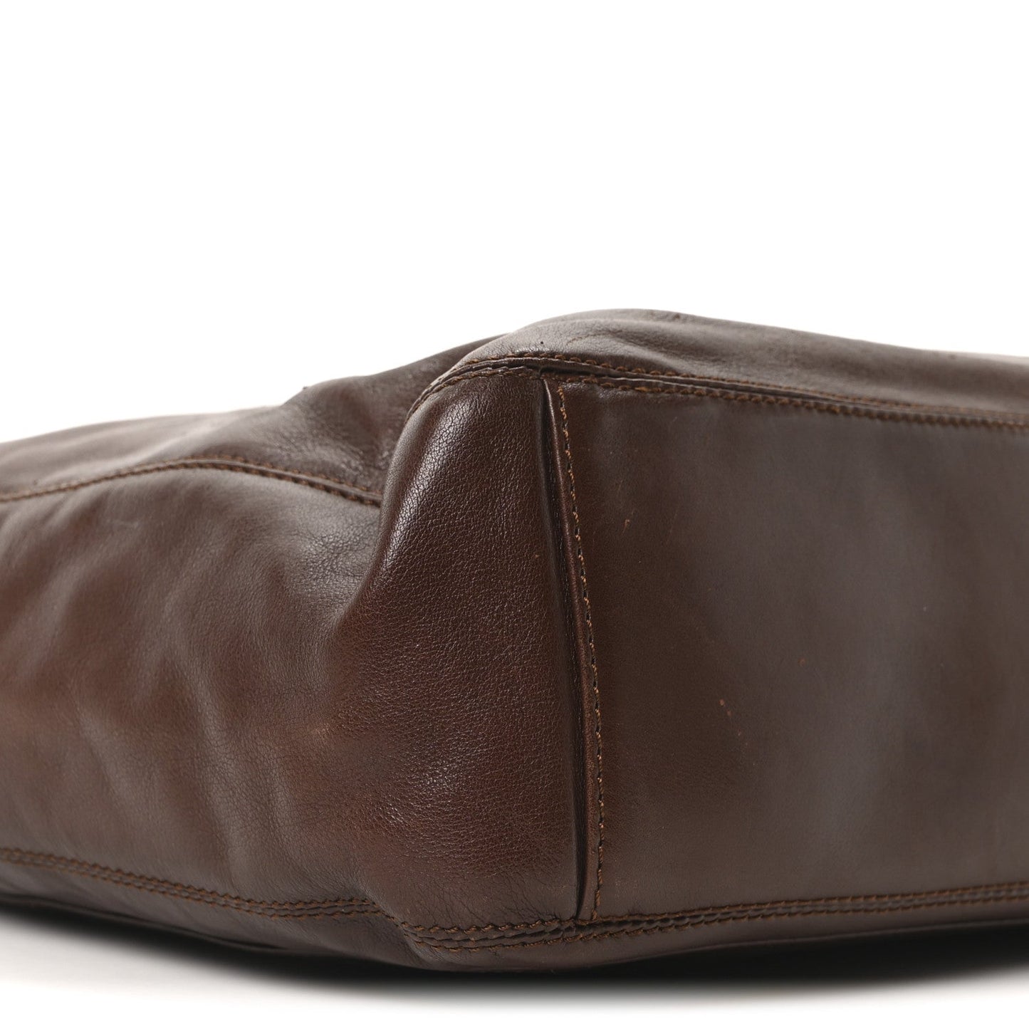 Lambskin CC Tassel Shoulder Bag Brown