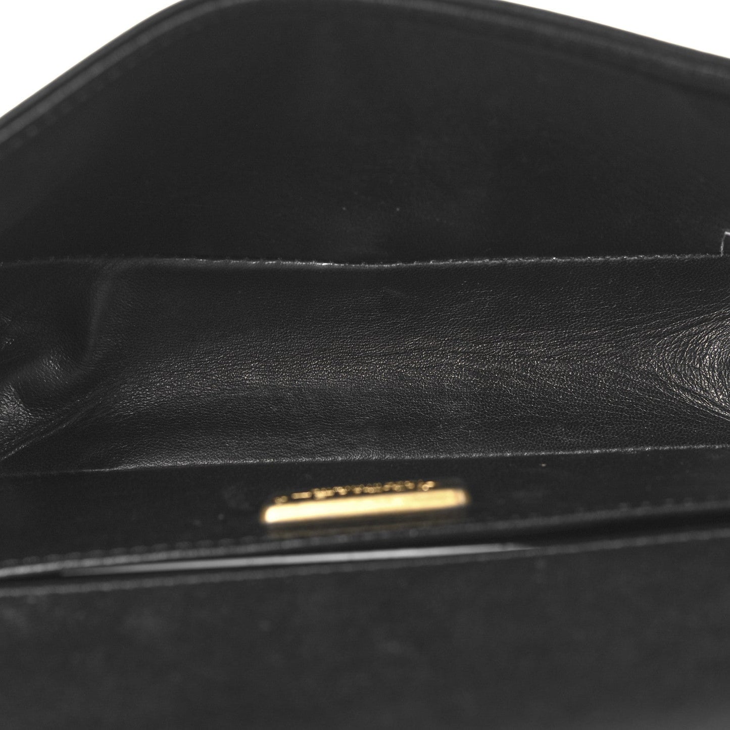 Snakeskin Calfskin Small Boy Flap Gold