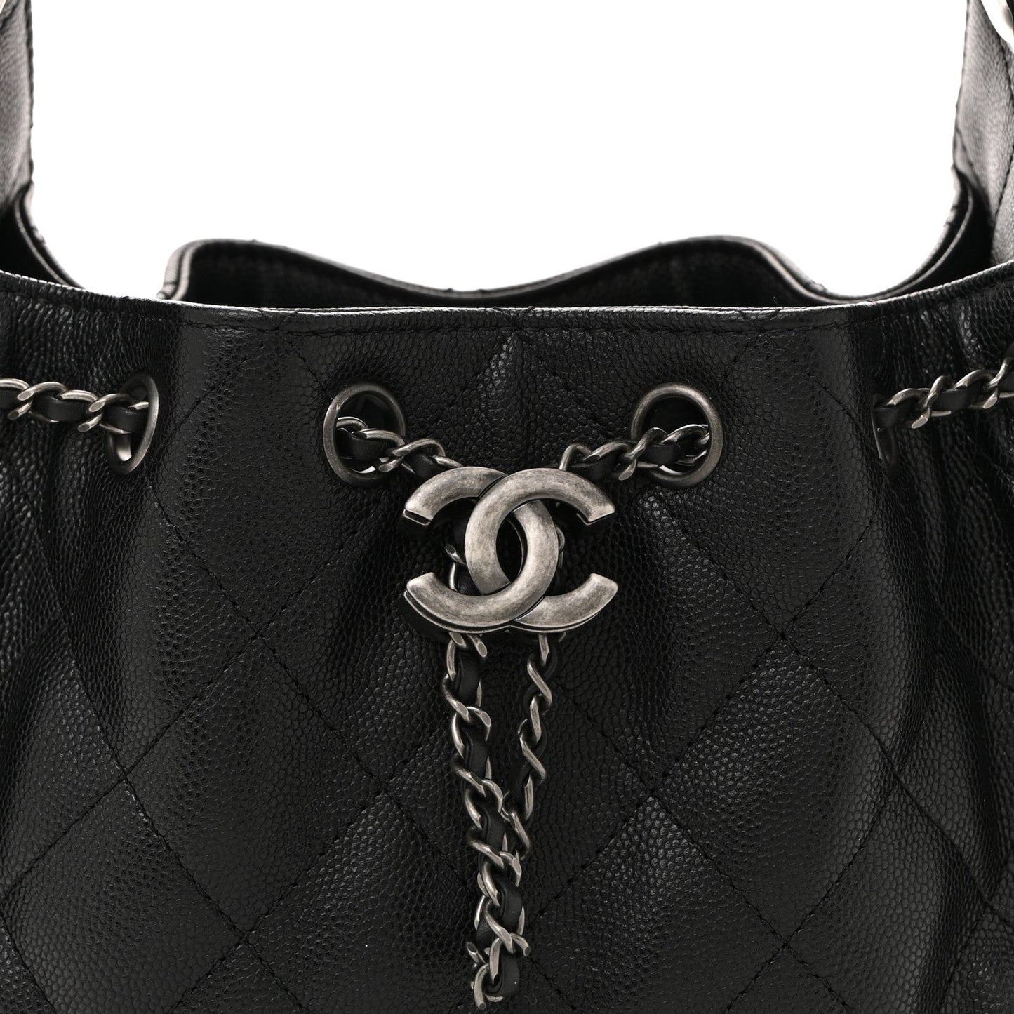 Caviar Quilted Mini Chanel 25 Handbag Black