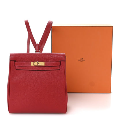Taurillon Clemence Kelly Ado Backpack Rouge Casaque