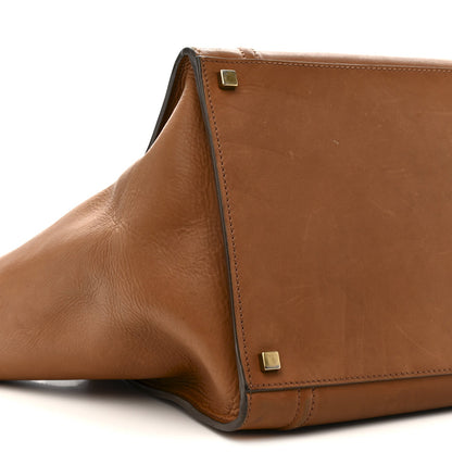 Natural Calfskin Medium Phantom Luggage Tan