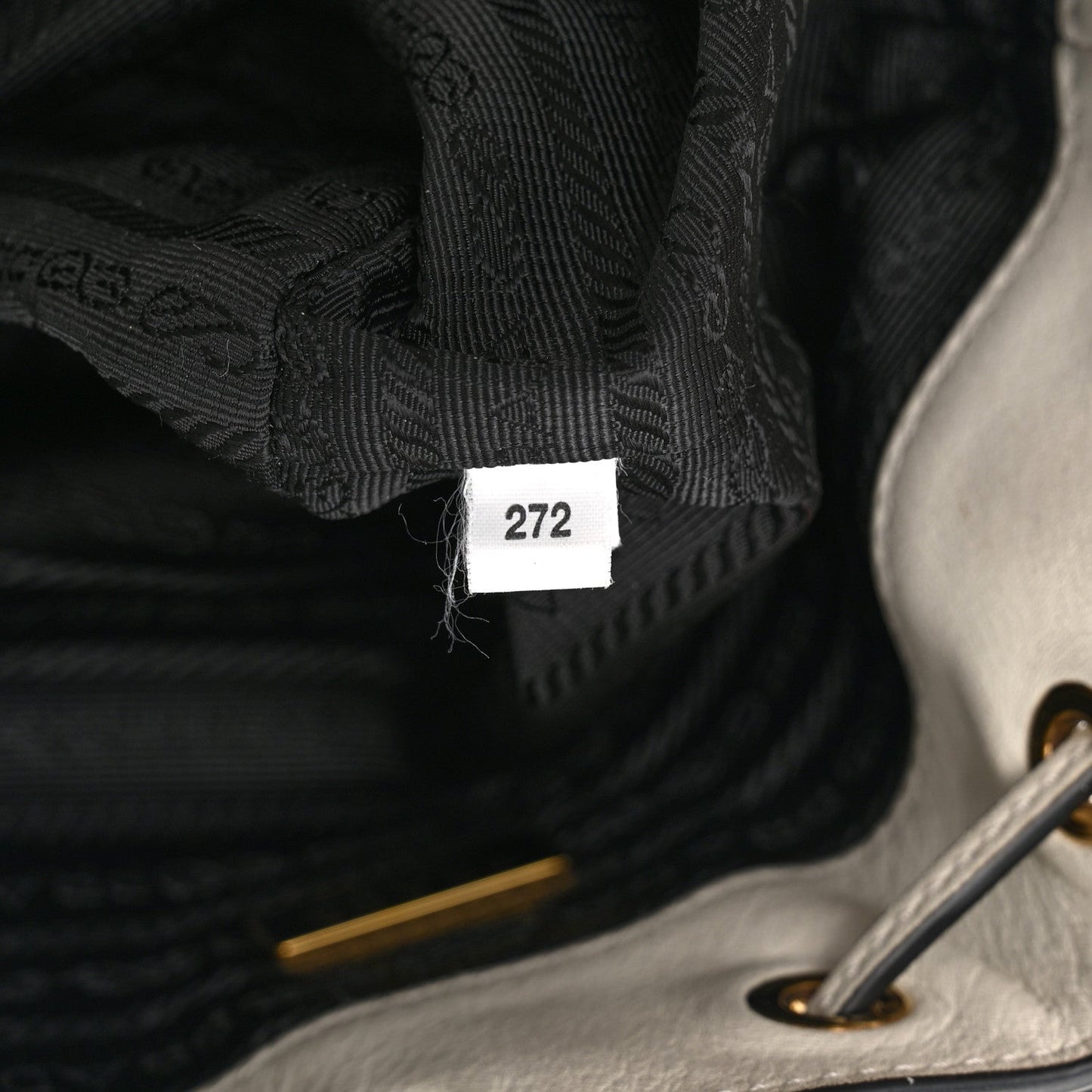 Nappa Mini Re-Edition 1978 Bucket Bag  White