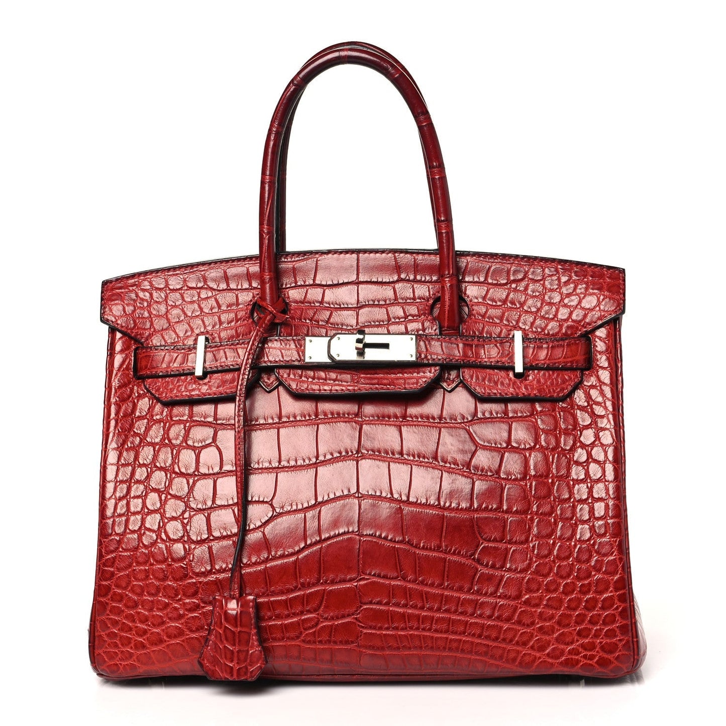 Matte Alligator Birkin 30 Rouge H