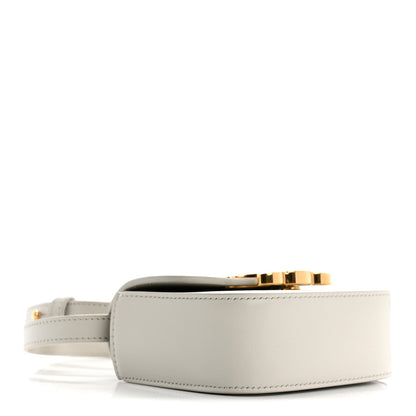 Shiny Calfskin Mini Triomphe Chalk