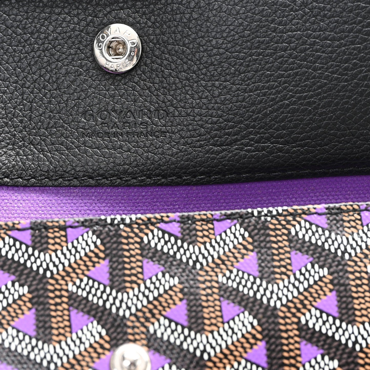 Goyardine Saint Louis Claire Voie PM Black Violet