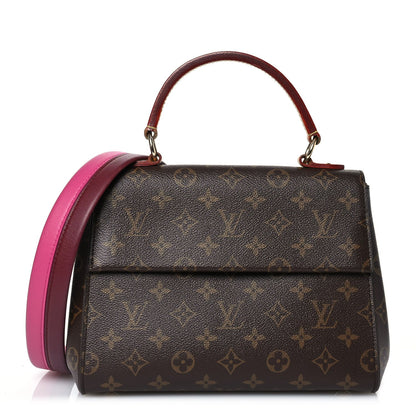 Monogram Cluny BB Bordeaux Fuchsia