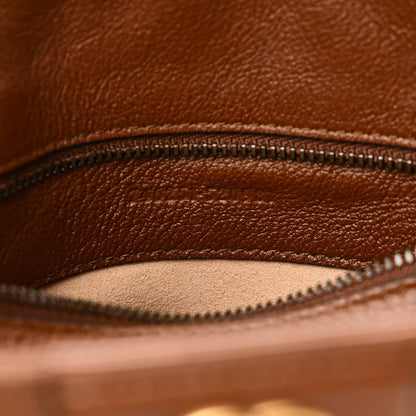 Softy Wonka Textured Dollar Calfskin Small Diana Shoulder Bag Cuir
