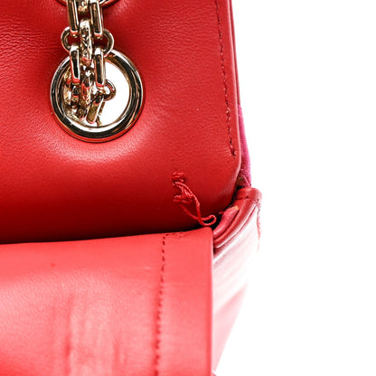Lambskin Velvet Grosgrain Quilted 2.55 Reissue 225 Flap Red
