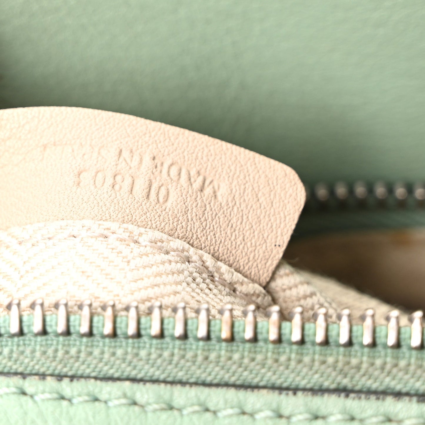 Calfskin Medium Gingham Puzzle Bag Lime