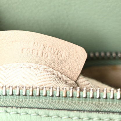 Calfskin Medium Gingham Puzzle Bag Lime