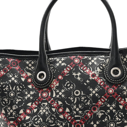 Coated Canvas Coco Small Tote Black
