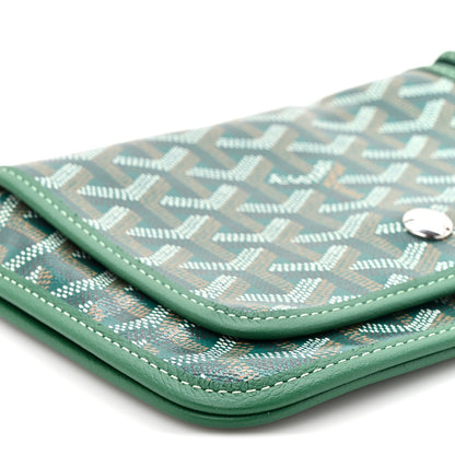 Goyardine Plumet Wallet Clutch Green