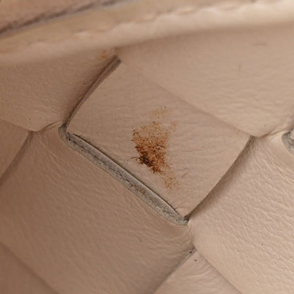 Patent Nappa Intrecciato Mini Loop Camera Bag White