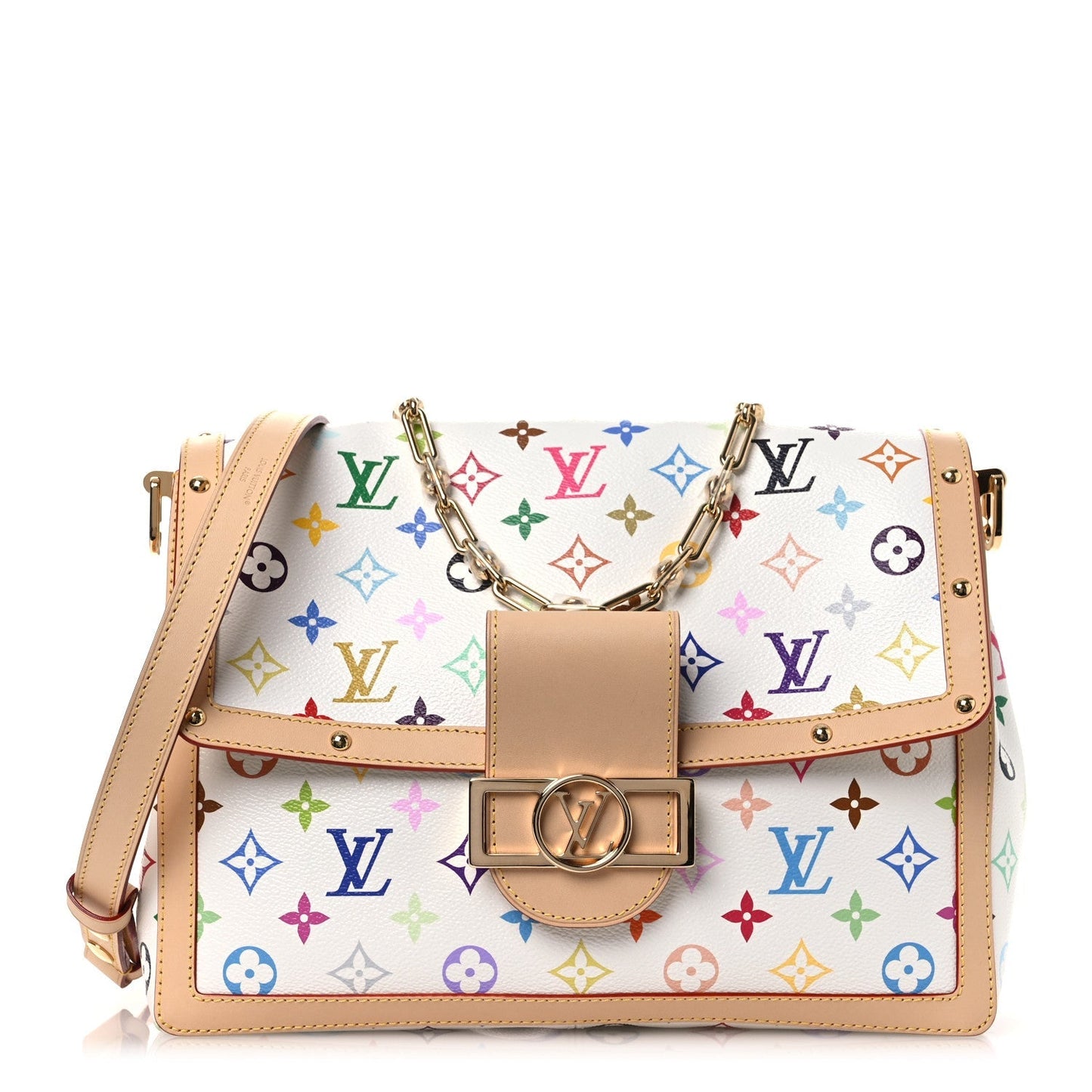LV X TM Monogram Multicolor Dauphine Soft GM White