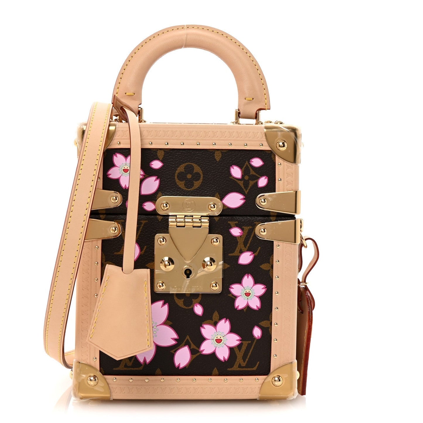 LV X TM Monogram Cherry Blossom Camera Box Sakura Brown