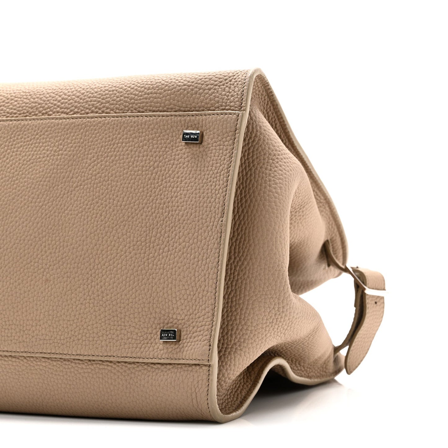 Matte Grained Calfskin Soft Margaux 15 Dark Taupe