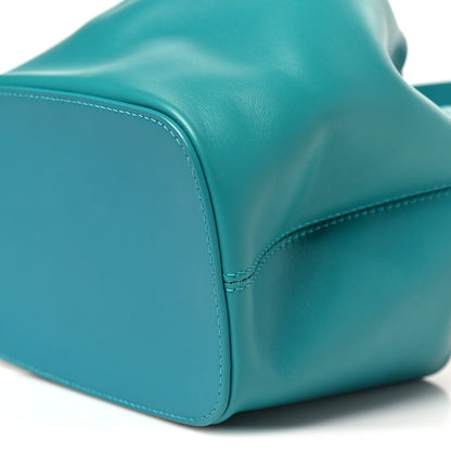 Calfskin Serpenti Forever Bucket Bag Tropical Turquoise
