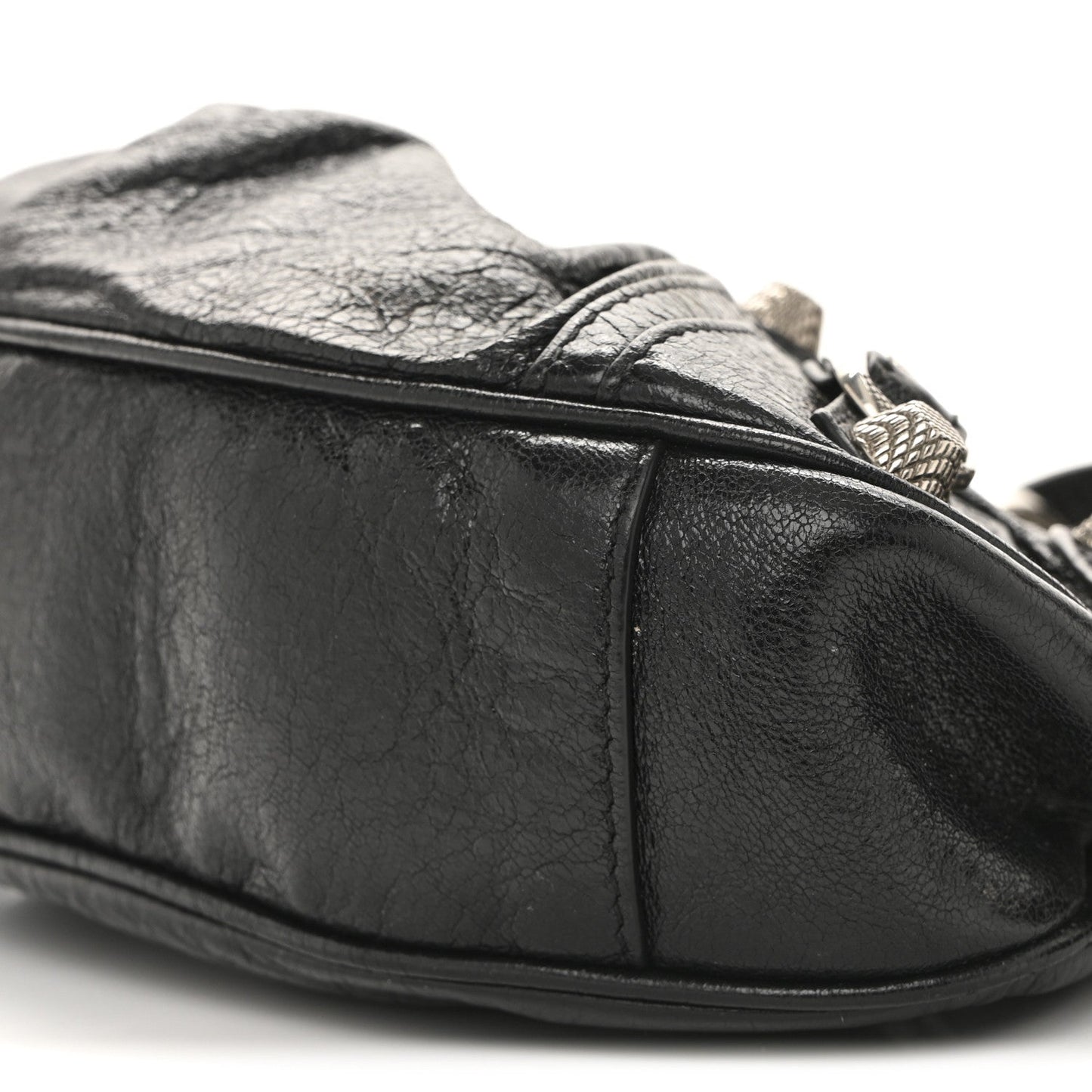 Agneau Arena Le Cagole Shoulder Bag XS Black