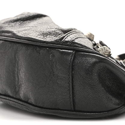 Agneau Arena Le Cagole Shoulder Bag XS Black
