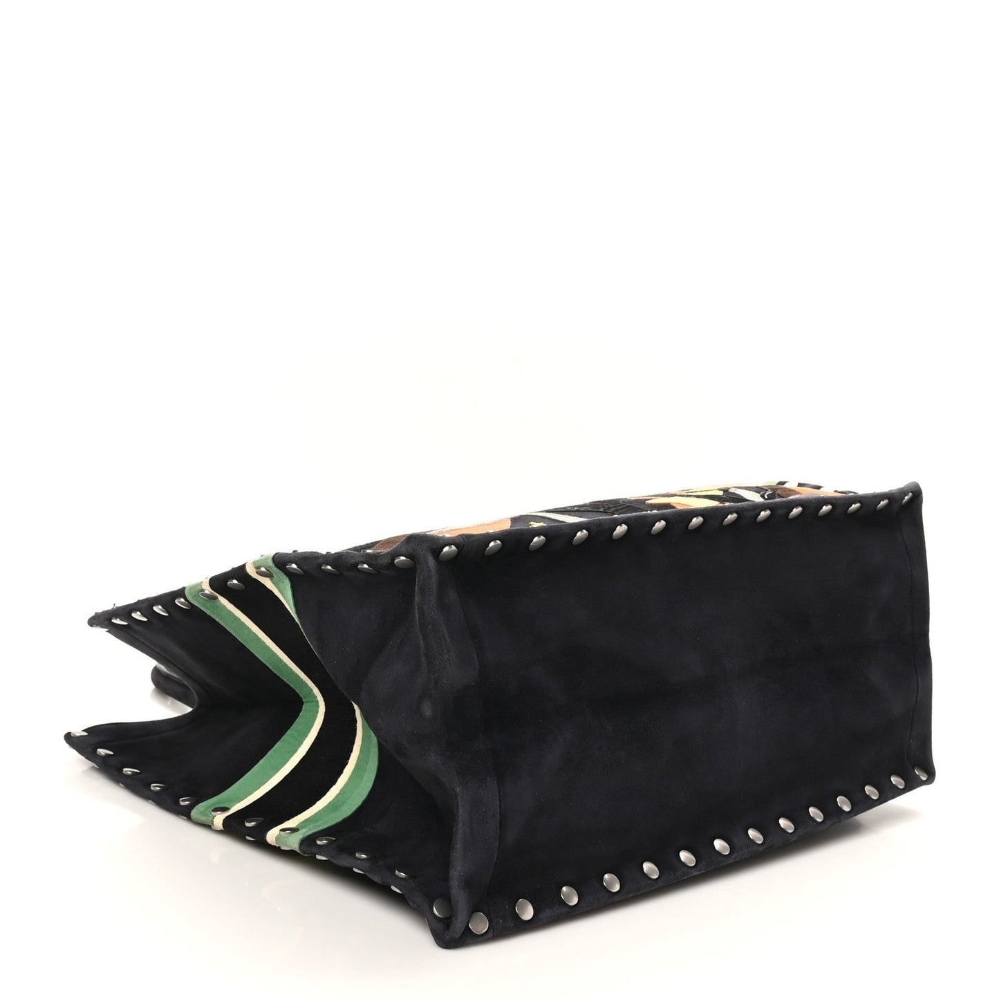 Suede Large L'Air Book Tote Black
