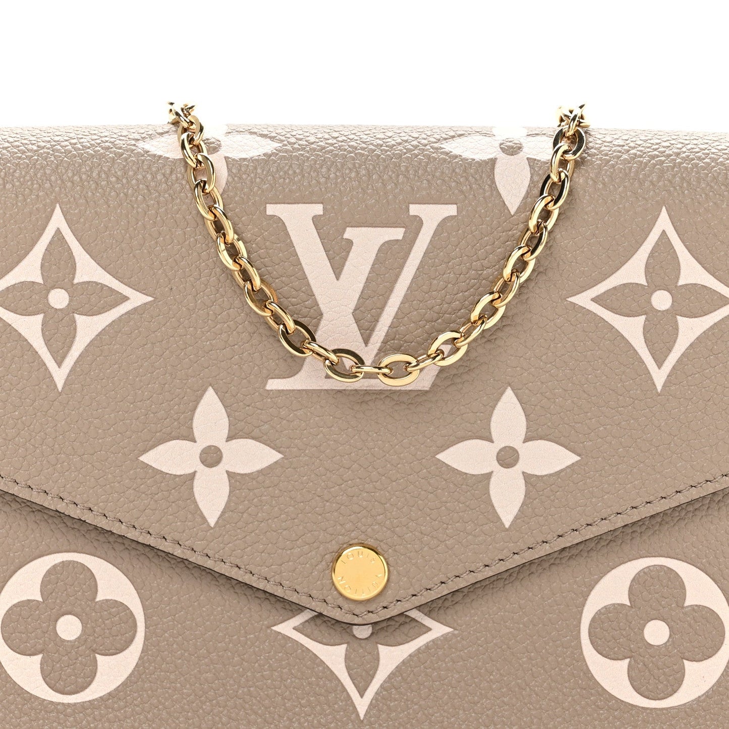 Empreinte Monogram Giant Felicie Pochette Tourterelle Creme