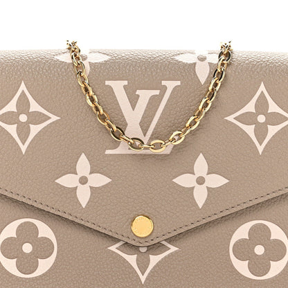 Empreinte Monogram Giant Felicie Pochette Tourterelle Creme
