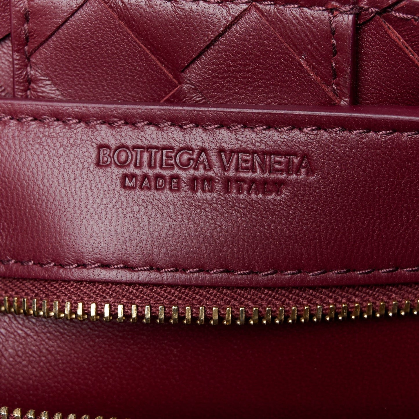 Nappa Intrecciato Small Andiamo Shoulder Bag Barolo