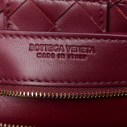 Nappa Intrecciato Small Andiamo Shoulder Bag Barolo