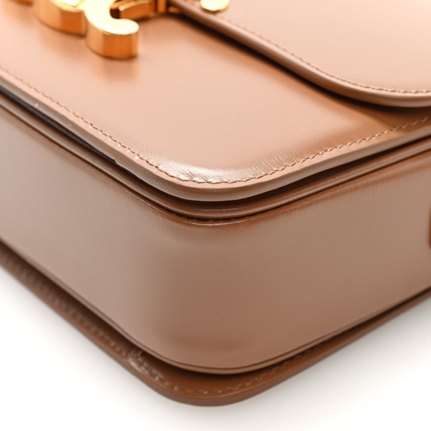 Shiny Calfskin Teen Triomphe Bronze
