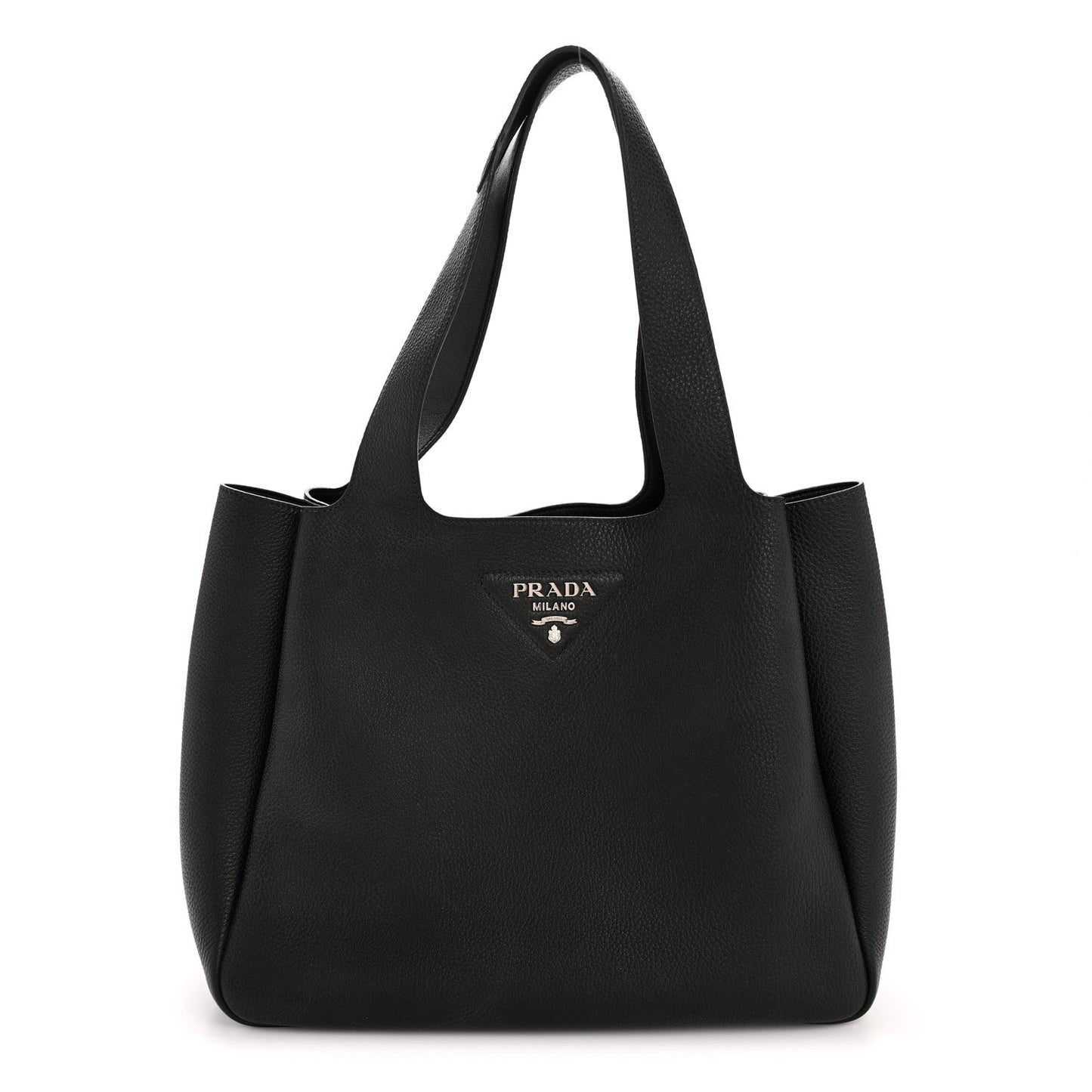 Vitello Daino Soft Large Dynamique Tote Black