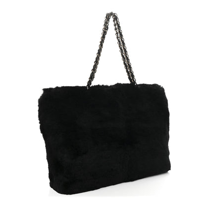 Orylag Rabbit Fur CC Tote Black