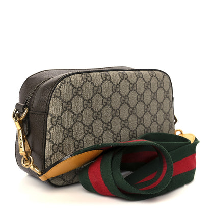 GG Supreme Monogram Web Neo Vintage Shoulder Bag Beige New Acero Crop